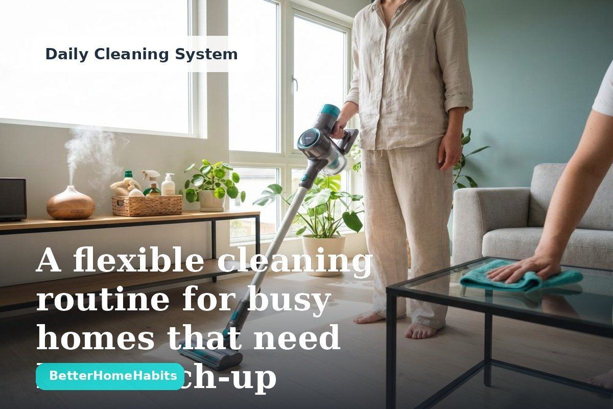 Featured image for the article: Weekly cleaning schedule