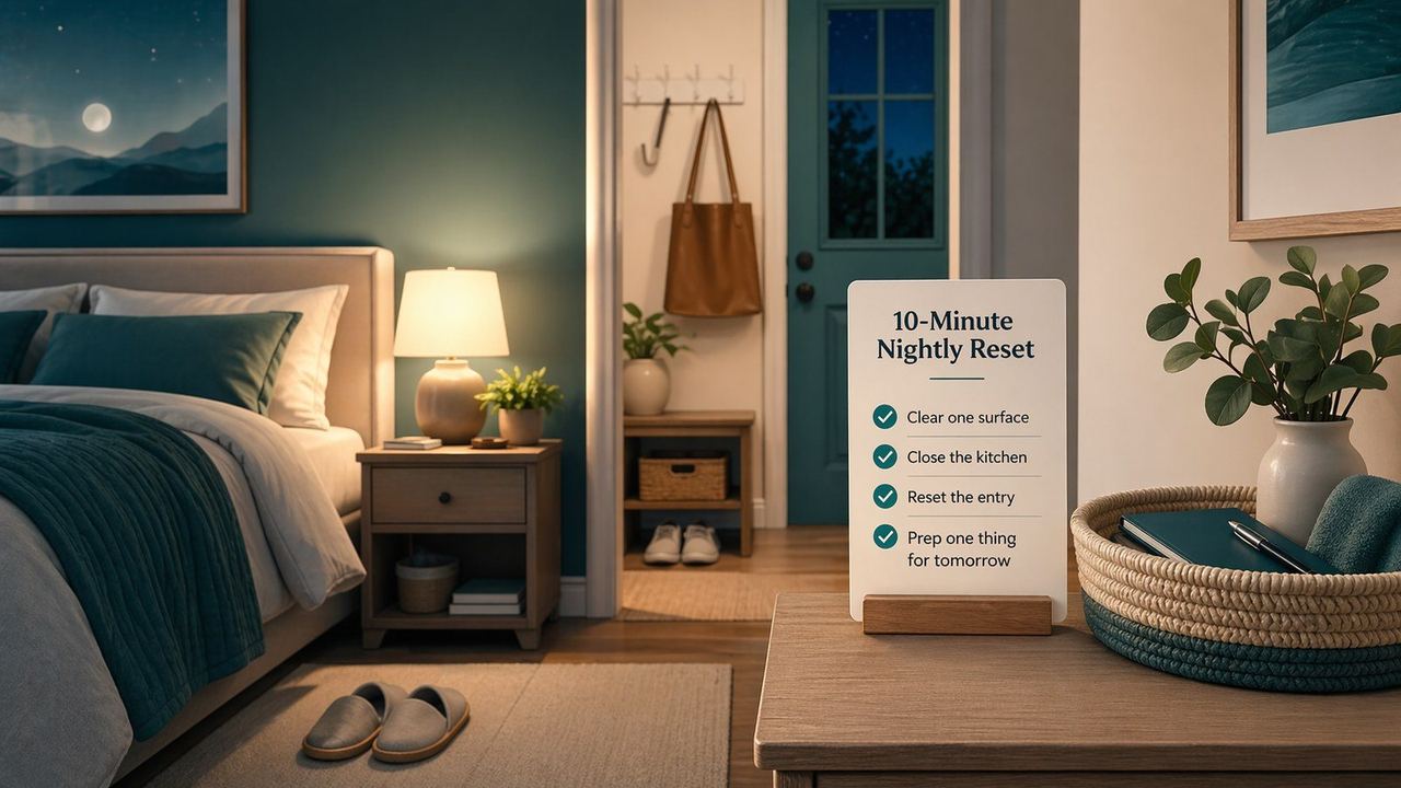 The 10-Minute Nightly Reset That Actually Helps
