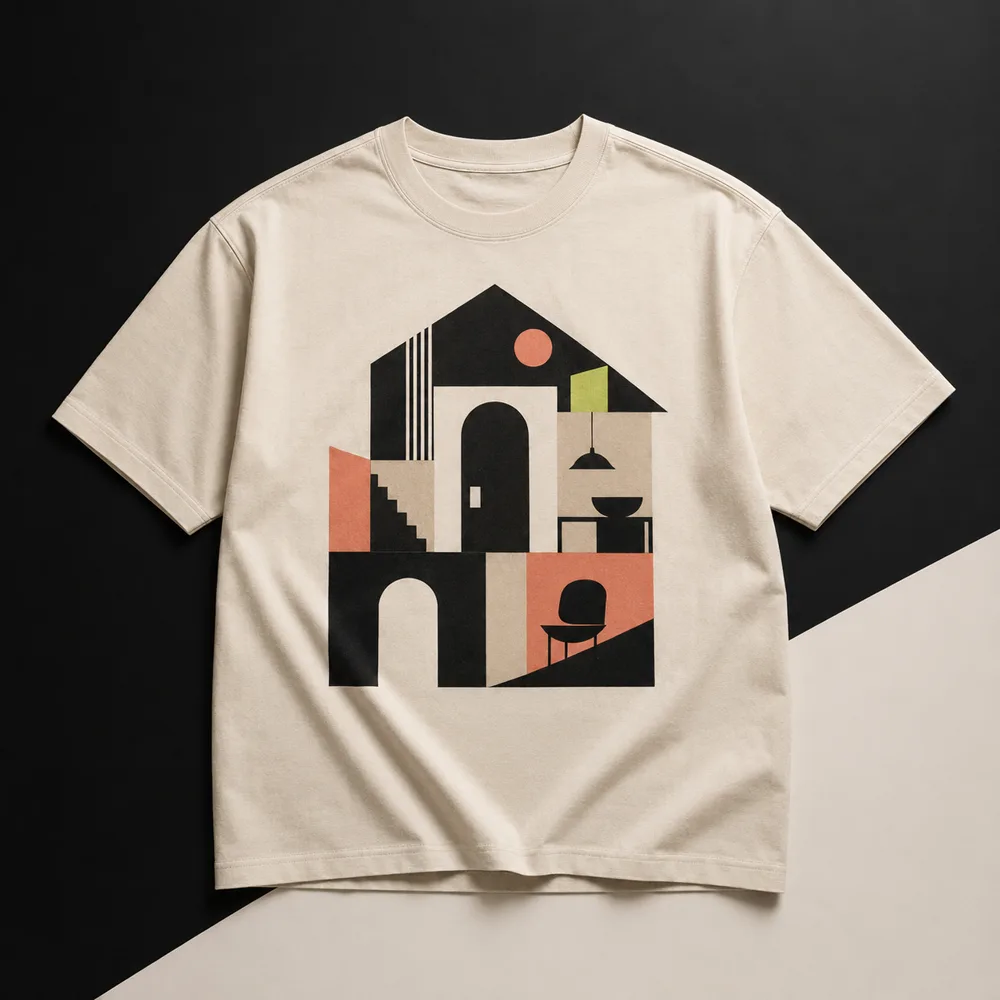 Homebody Club T-shirt concept mockup